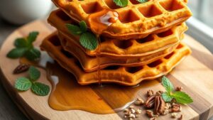 sweet potato waffle recipe