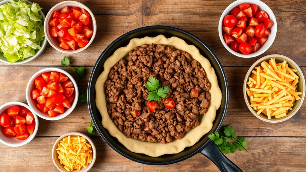 taco pie ingredient list