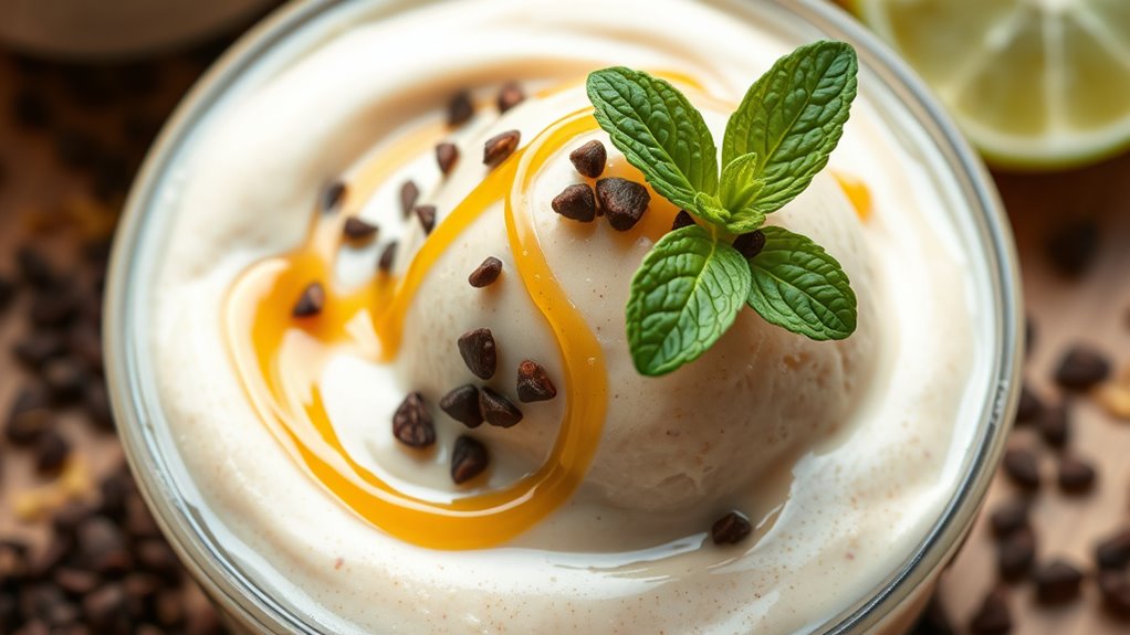 tahini ice cream tips