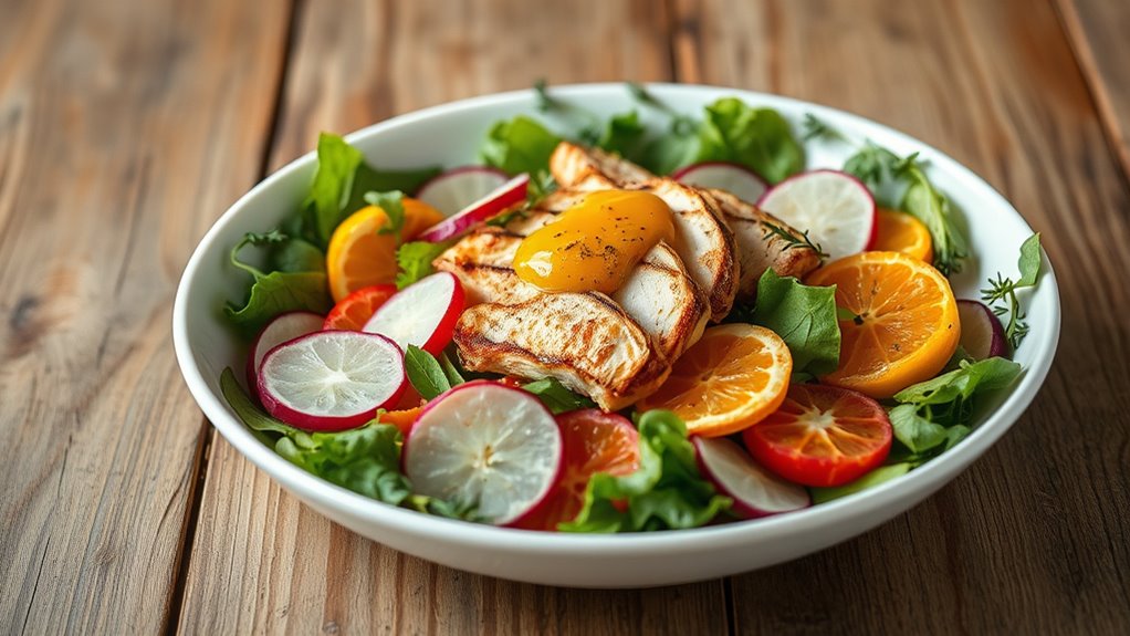 thoughtful salad serving techniques