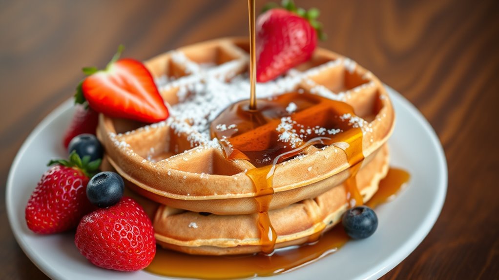 thoughtful waffle presentation tips