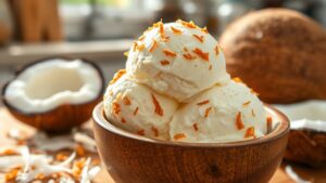 toasted coconut ice cream