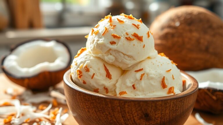 toasted coconut ice cream