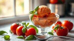 tomato flavored ice cream