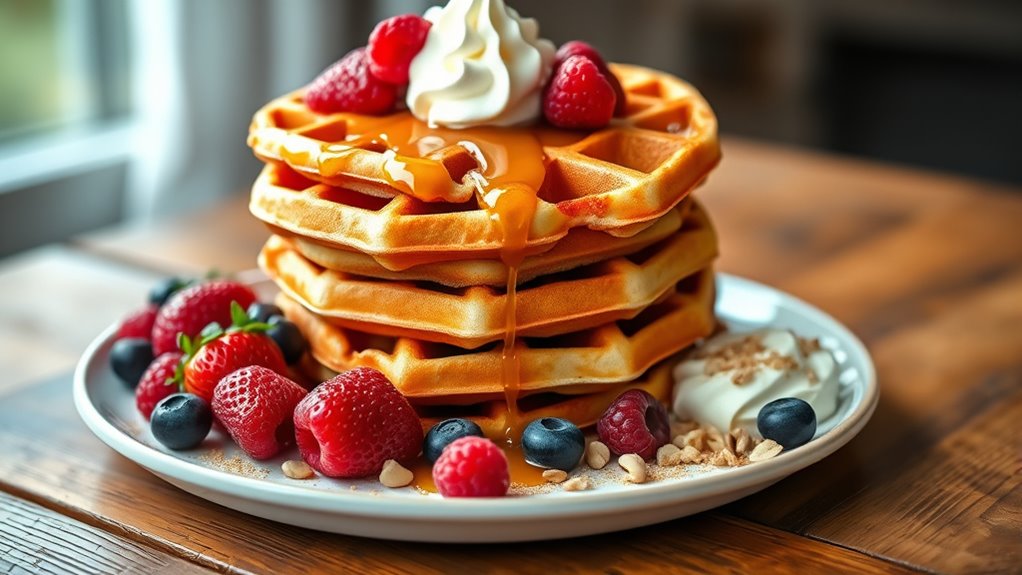 transform waffles with toppings