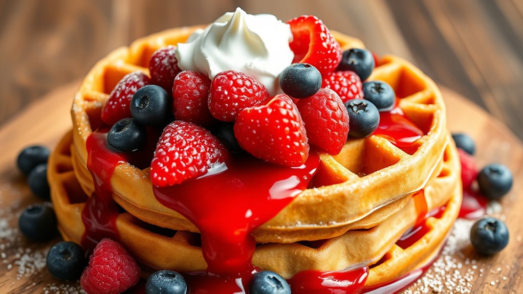 transform waffles with toppings