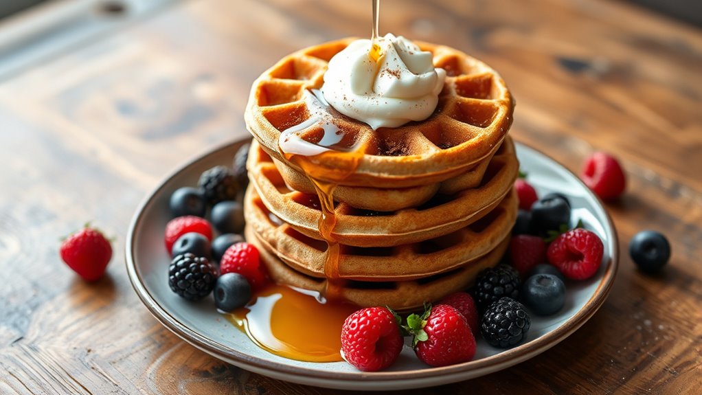 transform waffles with toppings