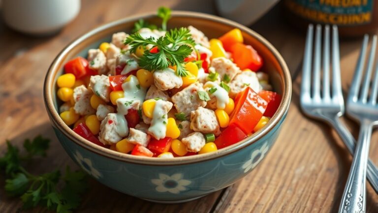 tuna and corn mixture