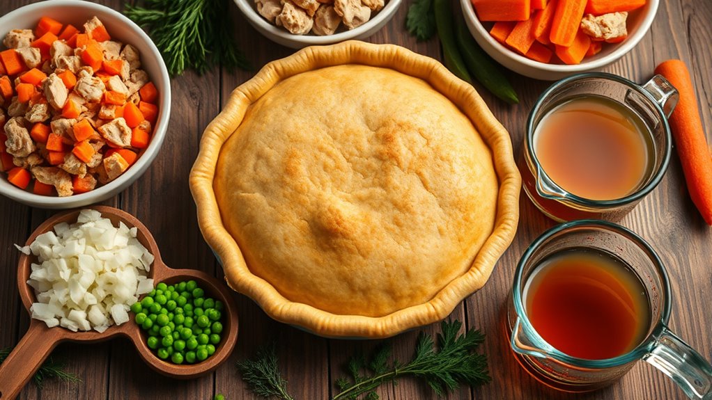turkey pot pie ingredients