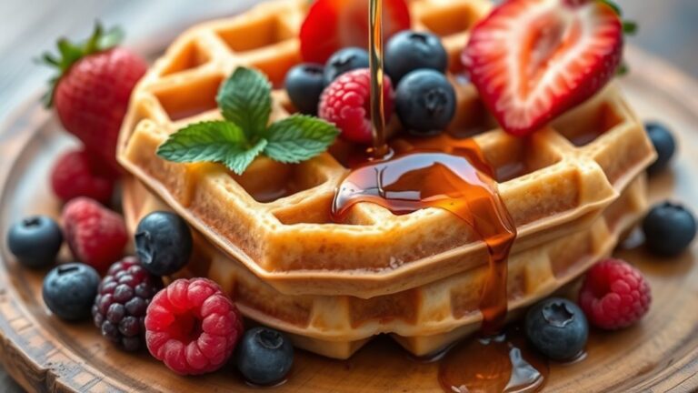 vegan waffle breakfast recipe