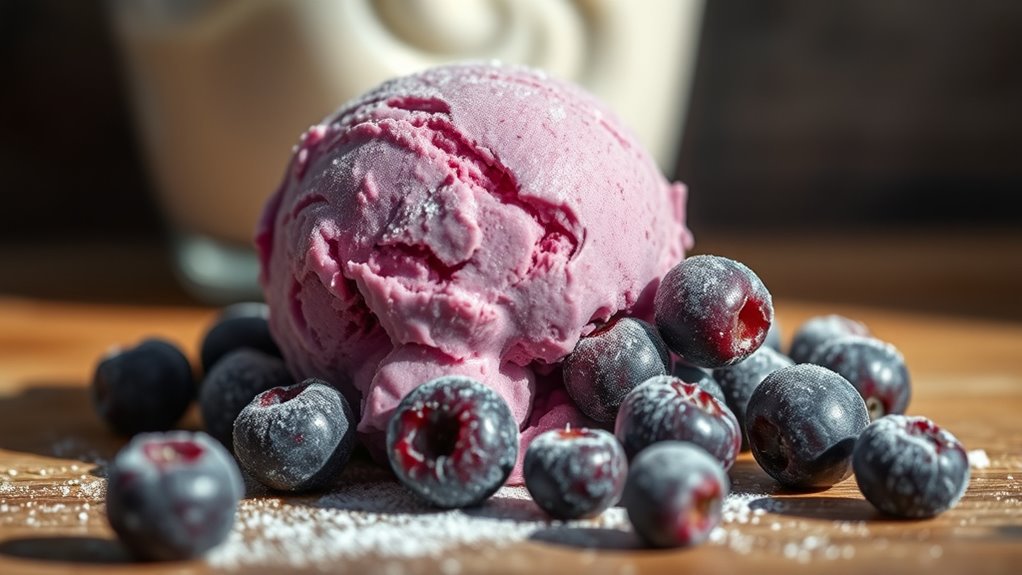 velvety berry cream dessert