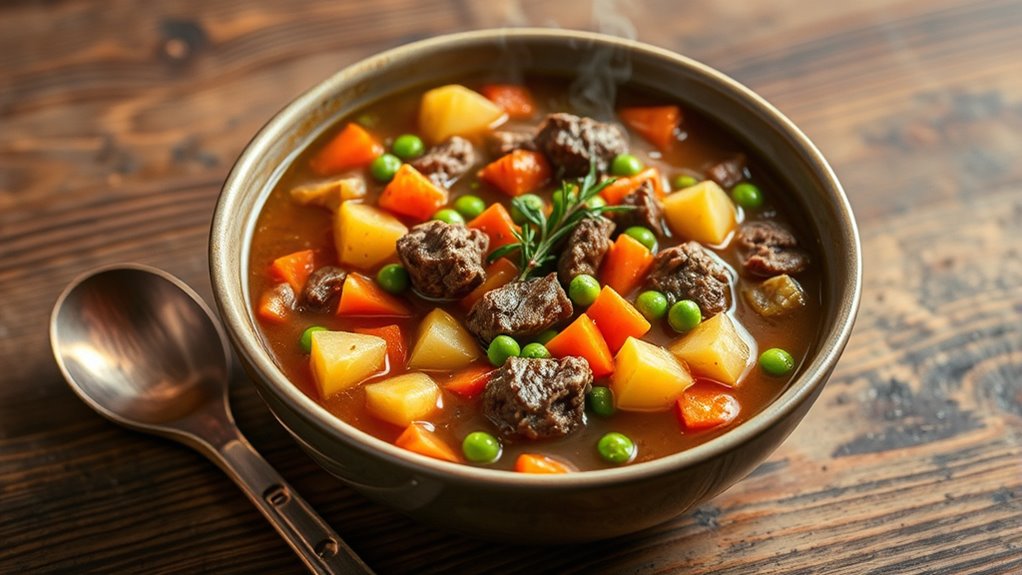 venison and vegetable stew