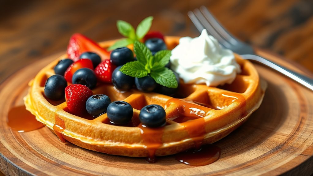 versatile waffle serving ideas
