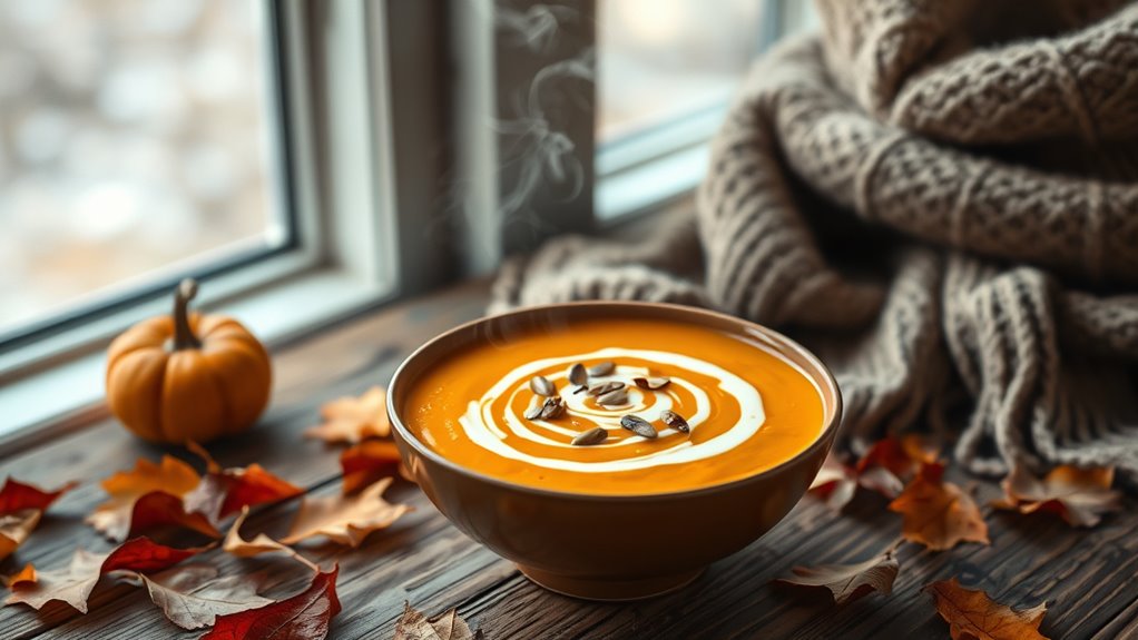 vibrant butternut squash soup