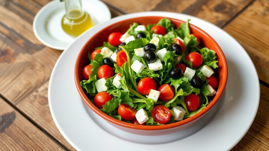 vibrant salad presentation techniques