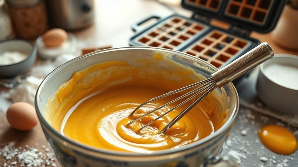 waffle batter preparation tips
