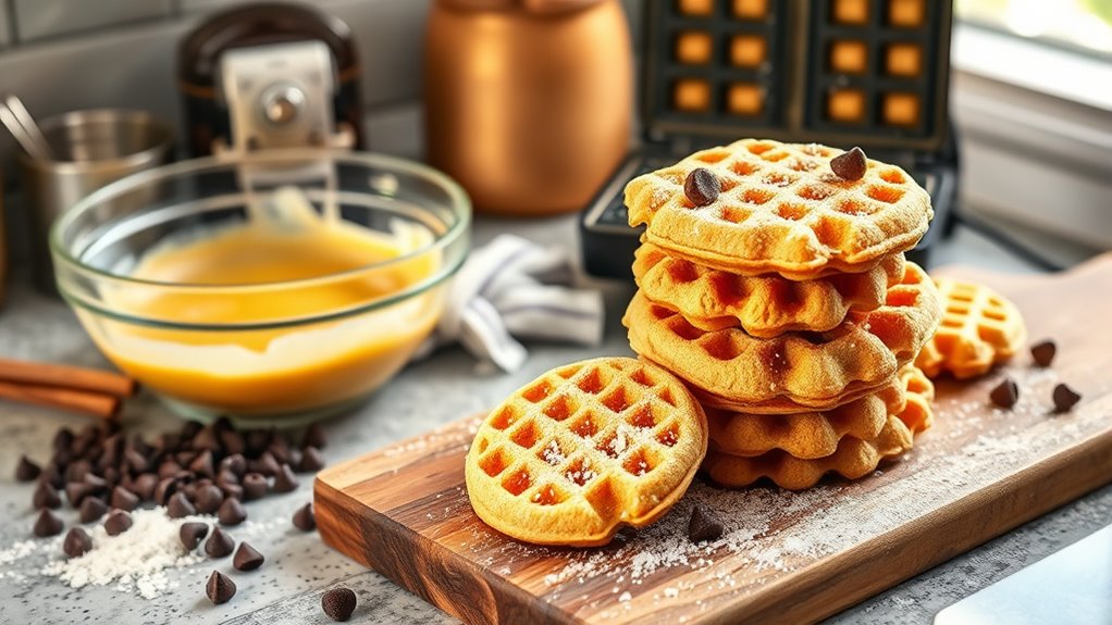 waffle cookie ingredient preparation