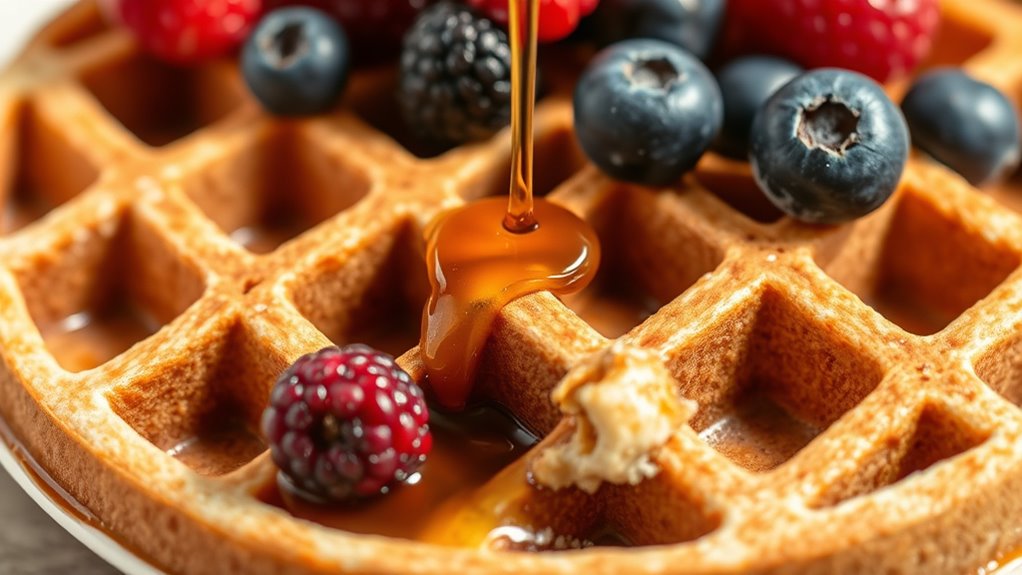 waffle cooking instructions outlined