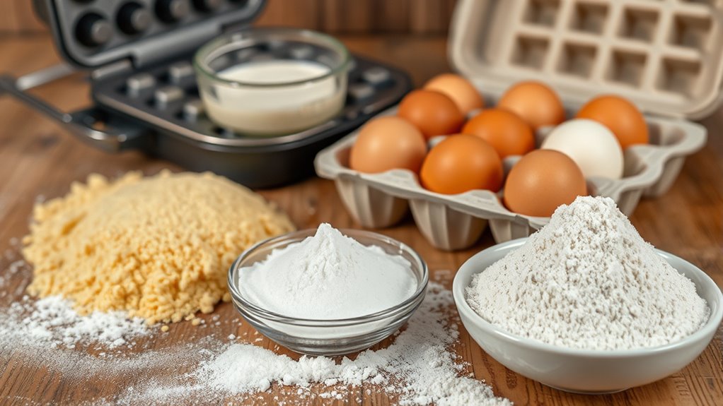 waffle ingredient measurement guide