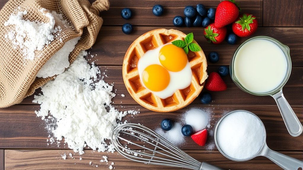 waffle ingredient quantity guide