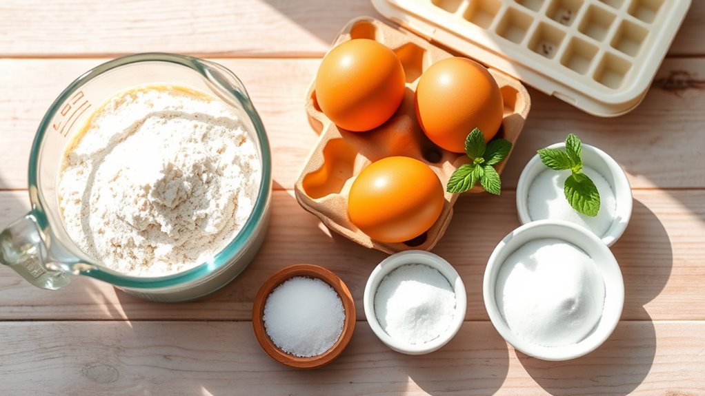 waffle ingredients and quantities