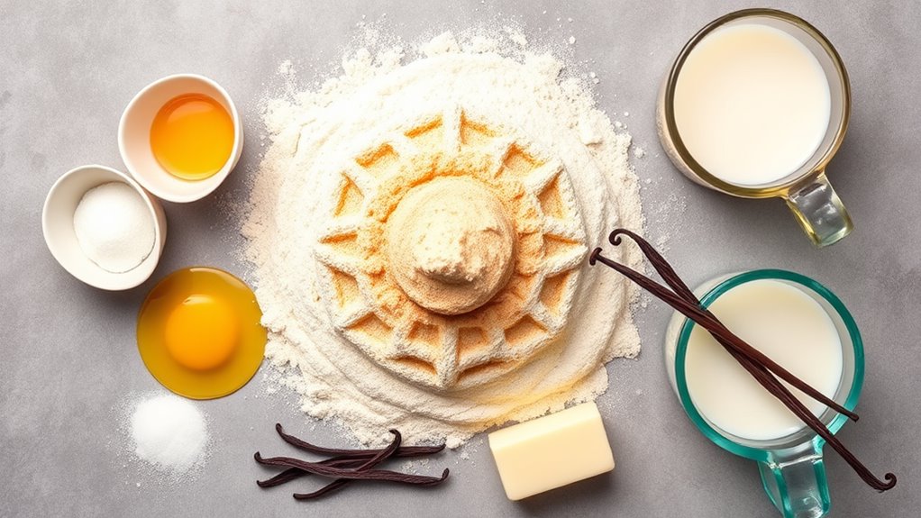 waffle ingredients and quantities