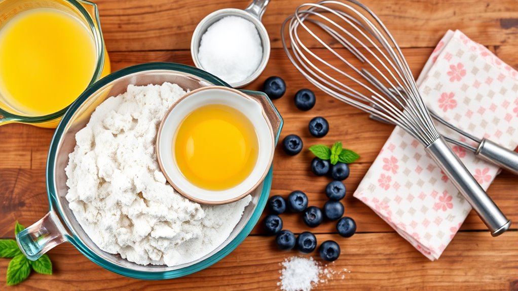 waffle ingredients and quantities