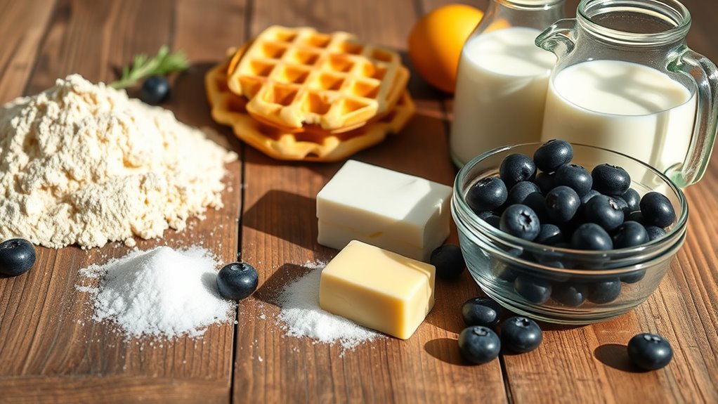 waffle ingredients and substitutions