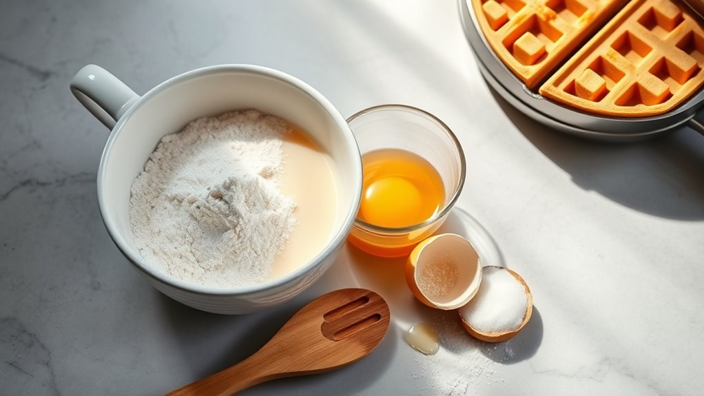 waffle ingredients and variations