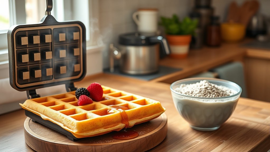 waffle iron cooking tips