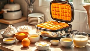 waffle maker recipe steps