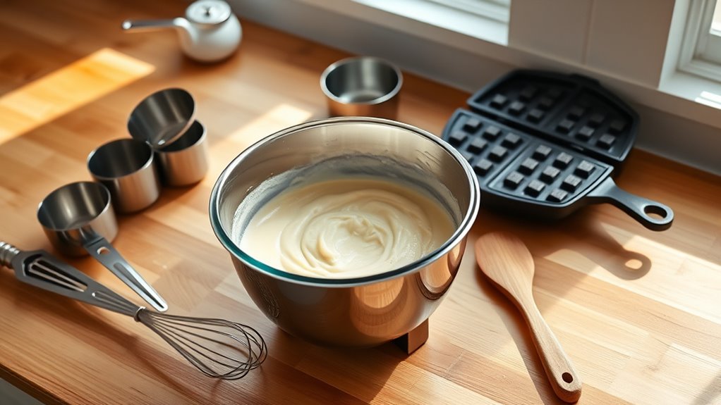 waffle making essentials without baking powder