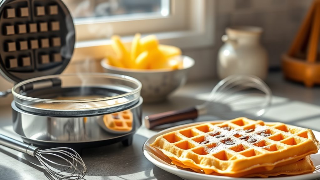 waffle making step by step