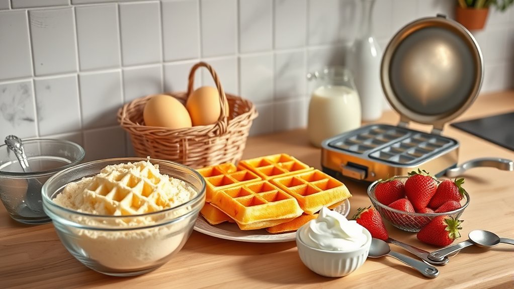 waffle preparation and creativity