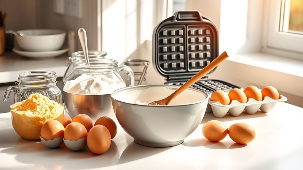 waffle preparation and creativity
