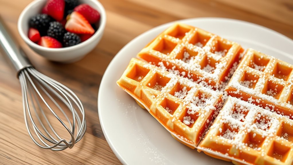 waffle preparation and mixing