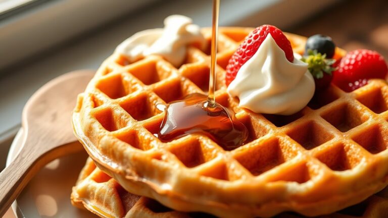 waffle recipe no baking powder