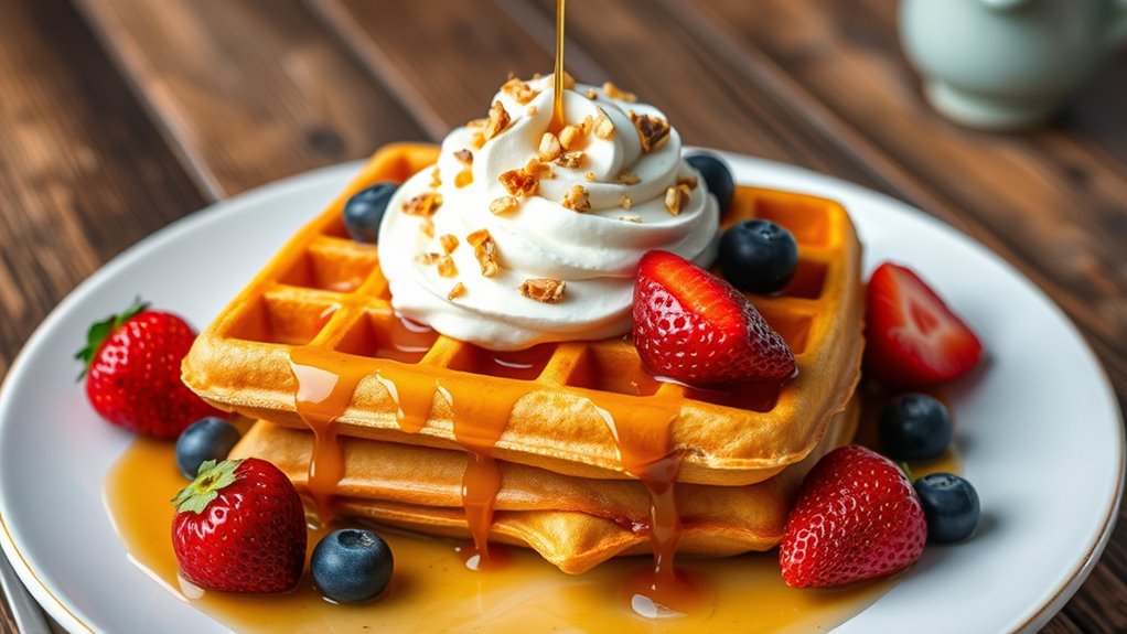 waffle toppings and creativity