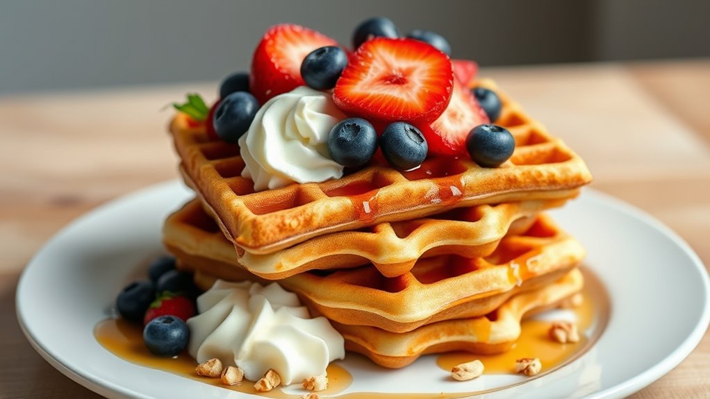 waffle toppings and styles