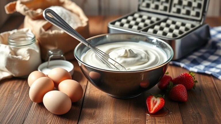 waffles made from scratch