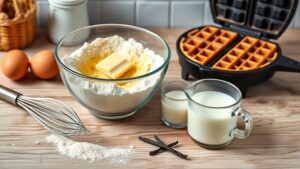 waffles recipe from scratch