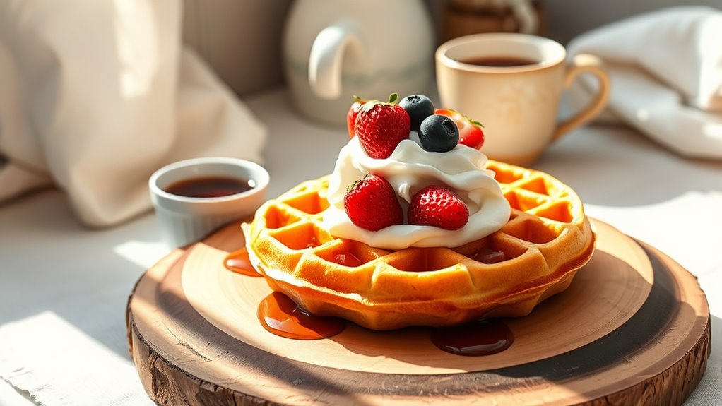 waffles toppings creativity enjoyment