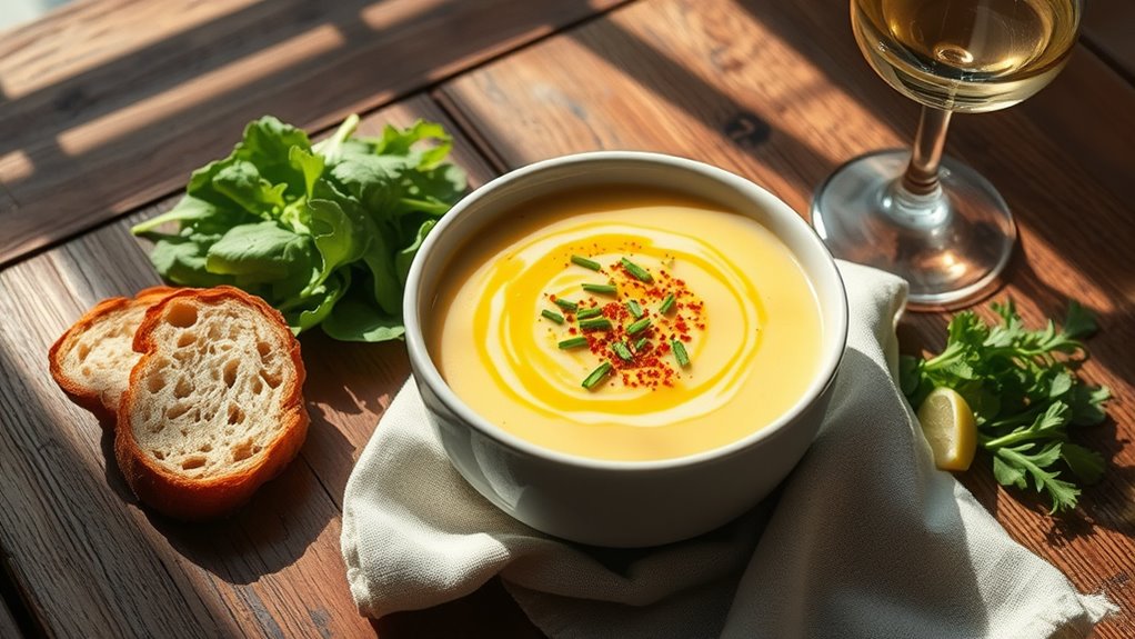 warm bowls garnish thoughtfully