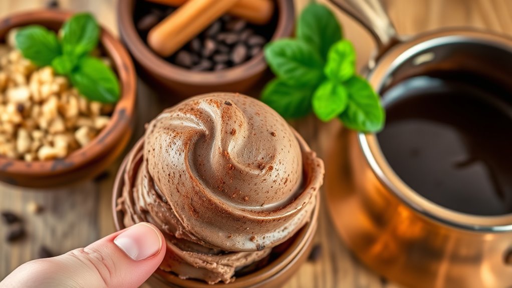 warm chocolate balance flavors