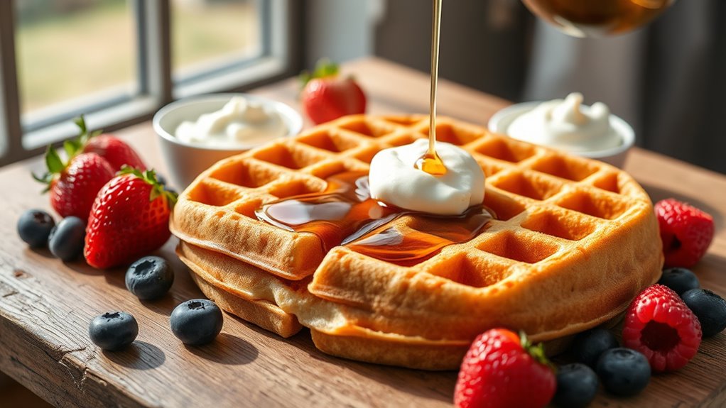 whole wheat waffle recipe