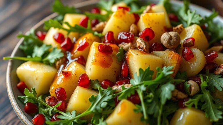 winter inspired potato salad