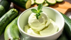 zucchini based frozen dessert recipe