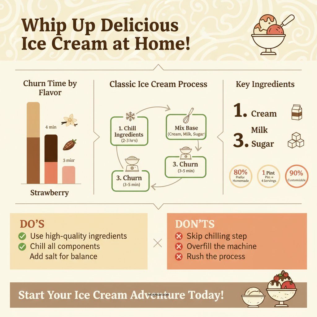 1 pint ice cream maker recipes - Data Infographic and Statistics