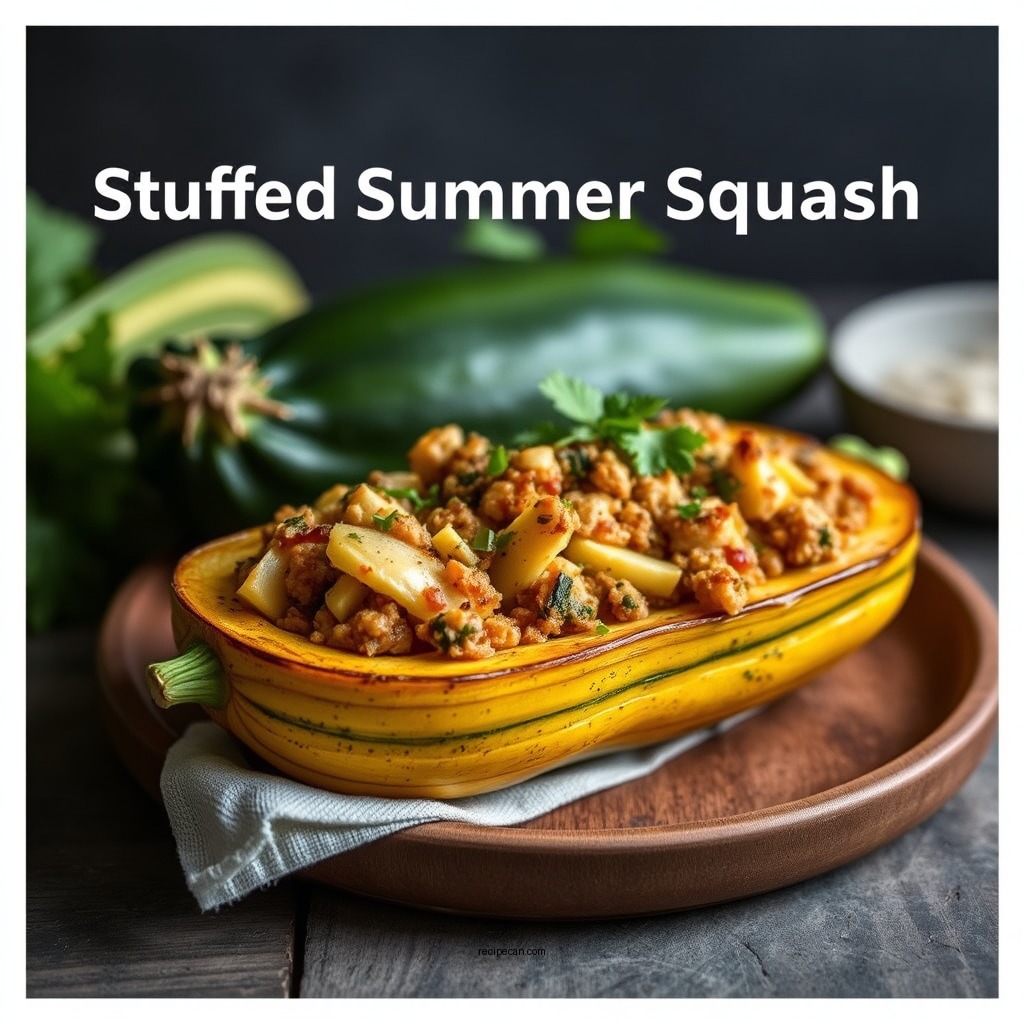 Stuffed Summer Squash - 10 best summer squash recipes