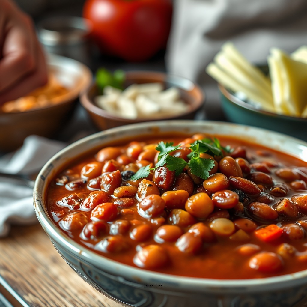 Cooking Instructions - 15 bean soup chili recipe